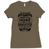 Super Cool Mommy Of A Freaking Awesome Daughter Ladies Fitted T-Shirt