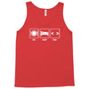 v1 eat sleep code Tank Top