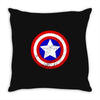 Captain America Throw Pillow