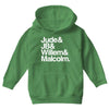 a litle life book white logo Youth Hoodie