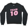 team 10 light pink Crewneck Sweatshirt