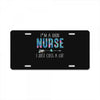 i'm a good nurse i just cuss a lot License Plate