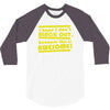 i hope i dont black out because this is awesome 3/4 Sleeve Shirt