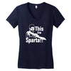 this is sparta  film Women's V-Neck T-Shirt
