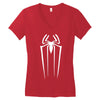 spiderman logo avengers marvel comics gift Women's V-Neck T-Shirt