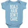 boat hair don't care Baby Onesie