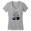 BUT NOW WE,RE STRESSED OUT Women's V-Neck T-Shirt