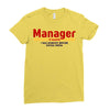Manager Of Myselfy i Was Nobody Before Social Media Ladies Fitted T-Shirt