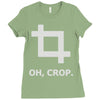 oh crop Ladies Fitted T-Shirt