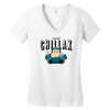 chillax like a Women's V-Neck T-Shirt