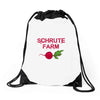 schrute farm Drawstring Bags