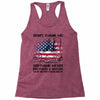 Veteran Don't Thank Me Thank My Brothers &amp; Sisters Who Never Came Back Racerback Tank