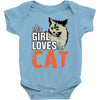 This Girl Loves Her Cat Baby Onesie