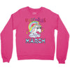 unicorns are born in march cute unicorn Crewneck Sweatshirt