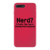 nerd i prefer the term intellectual badass t shirt funny geek tee clas iPhone 7 Plus Case