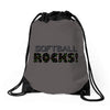 softball rocks Drawstring Bags