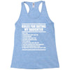 rules for dating my daughter Racerback Tank