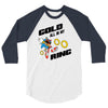 gold all in my ring 3/4 Sleeve Shirt