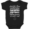 dreaming about pumpkin spice hayrides footbal falling leaves family ti Baby Bodysuit