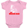 the walking dead tv show daryl dixon with bandana zombies Baby Onesie