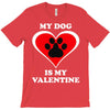 my dog is my valentine (2) T-Shirt