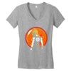 Goku Super Saiyan Dragon Ball 4 star Women's V-Neck T-Shirt