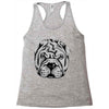 ask me about my shar pei Racerback Tank