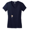 Electrical Plug &amp; Light Bulb Couples Design Women's V-Neck T-Shirt