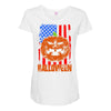 halloween american flag halloween american flag Maternity Scoop Neck T-shirt