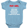 May Girl Hated By Many Baby Onesie