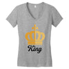 king Women's V-Neck T-Shirt