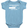 genuine interest loading failed humorous parody insult rude himym fuun Baby Onesie