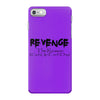 funny t shirt revenge the reason i get up each day tee offensive shirt iPhone 7 Case