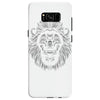 lion face lines Samsung Galaxy S8