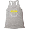 not all superheroes ... dresses Racerback Tank