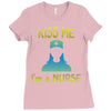 kiss a nurse Ladies Fitted T-Shirt