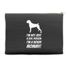 not just a dog person i'm a boxer mommy! Accessory Pouches