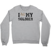 i love my soldier hunter camouflage Crewneck Sweatshirt