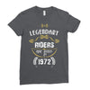 legendary riders are born in 1972 Ladies Fitted T-Shirt
