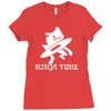 new ninja tune Ladies Fitted T-Shirt