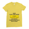 Under Construction Personalize Baby Ladies Fitted T-Shirt