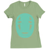 kaonashi mask spirited away Ladies Fitted T-Shirt