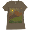 mountain line Ladies Fitted T-Shirt