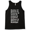 reindeer names Tank Top