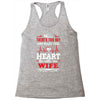 There's This Boy Who Stole My Heart He Calls Me Wife Racerback Tank