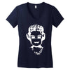 queen bee elizabeth 3d glasses Women's V-Neck T-Shirt
