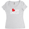 I Love My Uncle Women's Triblend Scoop T-shirt