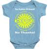 political the 80's 60's hippy anti capitalism Baby Onesie