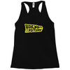 retro back to the future Racerback Tank