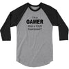 gamer baseball 3/4 Sleeve Shirt
